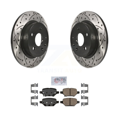 Kit de plaquettes en céramique pour Rotor de frein à disque, fente de perçage arrière, pour Buick Encore Chevrolet Tra
