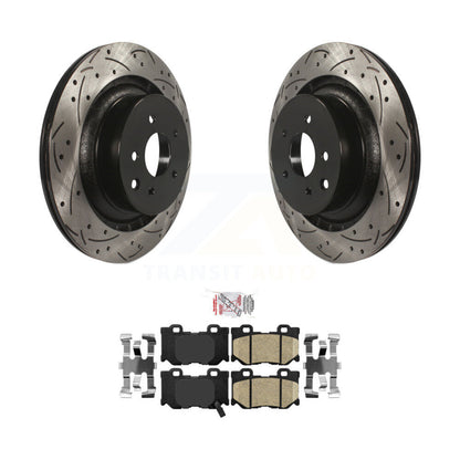 Kit de plaquettes en céramique pour Rotor de frein à fente arrière, pour INFINITI G37 Nissan 370Z Q60