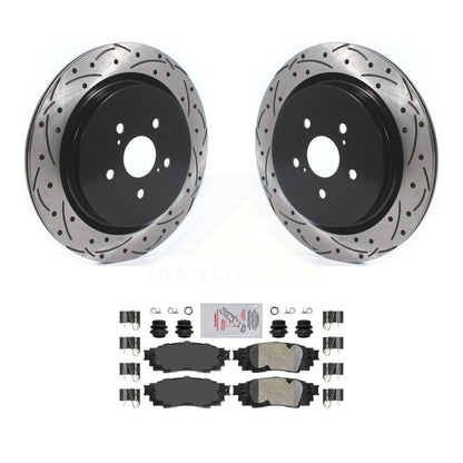 Kit de plaquettes en céramique pour Rotor de frein à disque, fente arrière percée, pour Lexus RX350 RX450h RX350