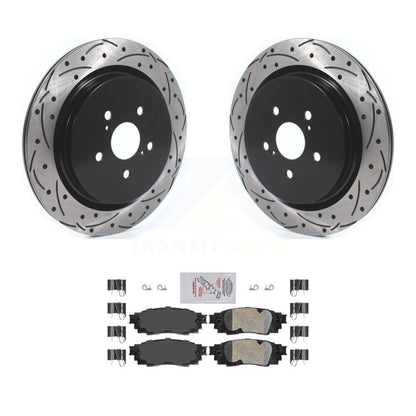 Kit de plaquettes en céramique pour Rotor de frein à disque, fente arrière percée, pour Lexus RX350 RX450h RX350