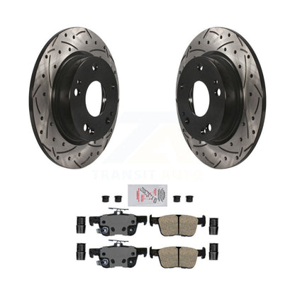 Kit de plaquettes en céramique pour Rotors de frein à disque, fente de perçage arrière, pour Honda Civic Insigh