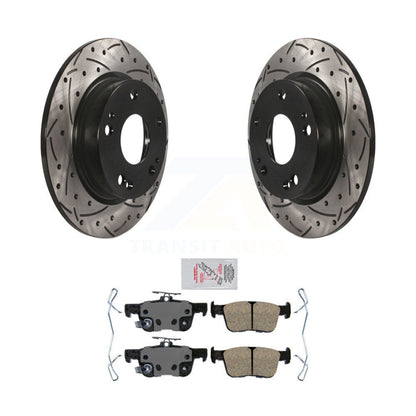 Kit de plaquettes en céramique pour Rotors de frein à disque, fente de perçage arrière, pour Honda Civic Insigh