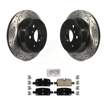Kit de plaquettes en céramique pour Rotor de frein à disque fendu, revêtement arrière, pour GMC Sierra 150