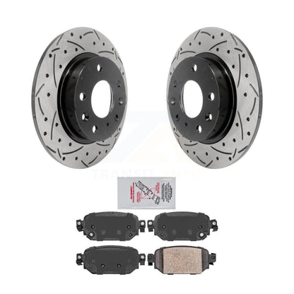Kit de plaquettes en céramique pour Rotor de frein à disque, fente percée, revêtement arrière, pour Mazda 3 CX-3 Spor