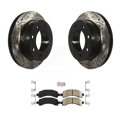 Kit de plaquettes en céramique pour Rotor de frein à fente arrière, pour GMC Chevrolet Savana 3500 250