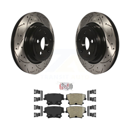 Kit de plaquettes en céramique pour Rotor de frein à disque, fente de perçage arrière, pour Dodge Charger Magnu