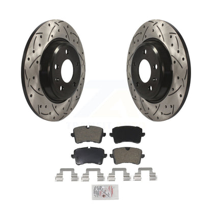 Kit de plaquettes de frein à disque semi-métalliques avec fentes percées arrière, pour Audi A7 Quattro A