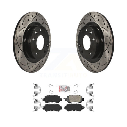 Kit de plaquettes en céramique pour Rotor de frein à disque, fente de perçage arrière, pour Mazda CX-2016 – 2018