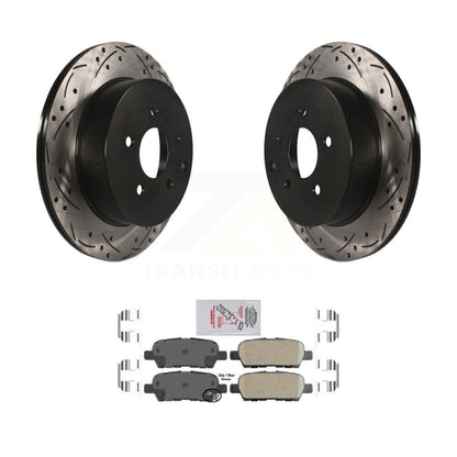 Kit de plaquettes de frein en céramique, fente de perçage arrière, Rotors, pour Nissan Murano INFINITI QX60 Q5