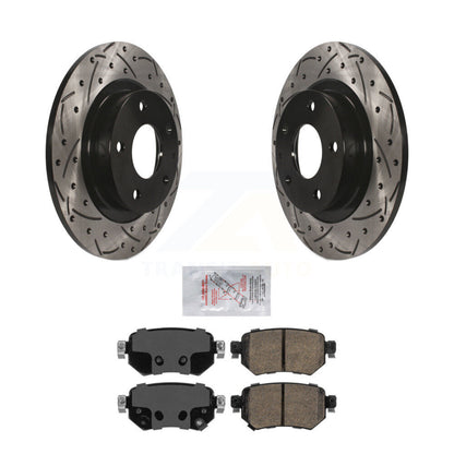 Kit de plaquettes de frein à disque en céramique, avec revêtement arrière et fente percée, pour Mazda 2016 – 2021