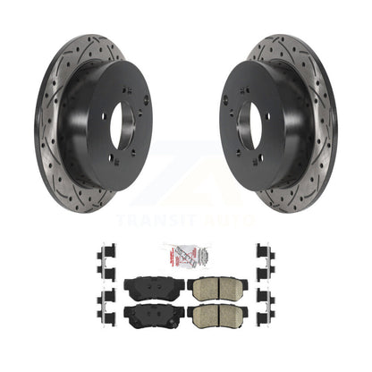 Kit de plaquettes en céramique pour Rotor de frein à fente arrière, pour Hyundai Tucson Kia Sportage F