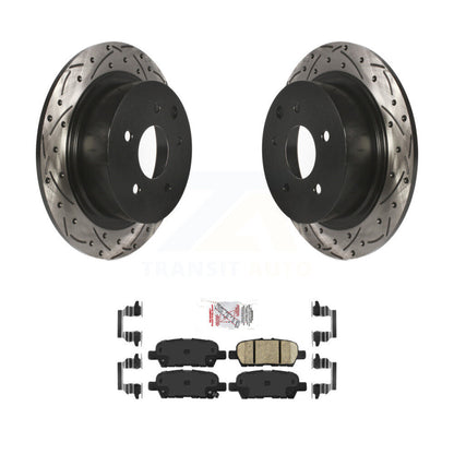 Kit de plaquettes en céramique pour Rotor de frein à disque, fente arrière percée, pour Nissan Sentra Altima Juk