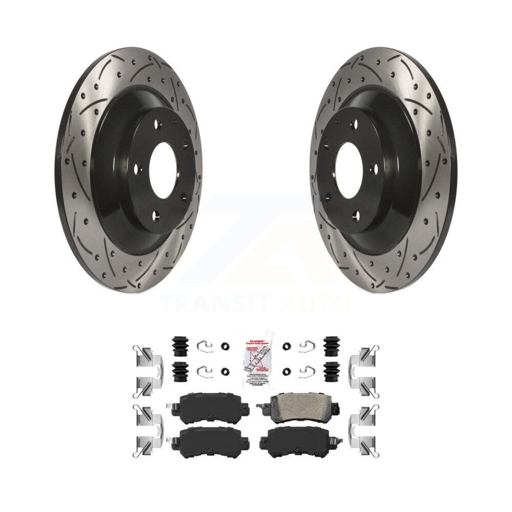 Kit de plaquettes en céramique pour Rotor de frein à disque, fente de perçage arrière, pour Mazda CX-2013 – 2015