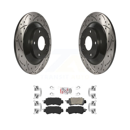 Kit de plaquettes en céramique pour Rotor de frein à disque, fente de perçage arrière, pour Mazda CX-2013 – 2015