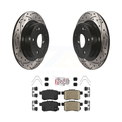 Kit de plaquettes en céramique pour Rotor de frein à disque, fente de perçage pour manteau arrière, pour Honda Accord Acura TS