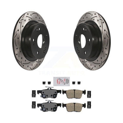 Kit de plaquettes en céramique pour Rotor de frein à disque, fente de perçage pour manteau arrière, pour Honda Accor 2018 – 2022