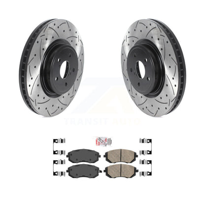 Kit de plaquettes en céramique pour rotors de frein à disque fendus, revêtement avant, pour Subaru Legac