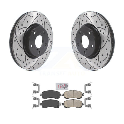 Kit de plaquettes en céramique pour Rotor de frein à disque fendu, revêtement avant, pour Subaru Imprez