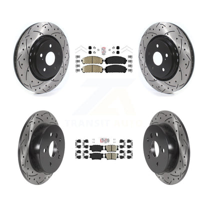 Kit de Rotor de frein à disque, fente de perçage de tampons en céramique avant et arrière, pour Toyota Camry TR 2022