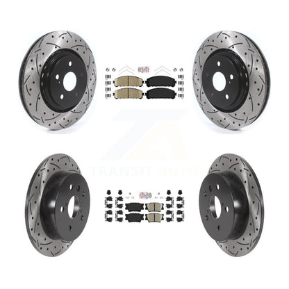 Kit de Rotor de frein à disque, fente de perçage de tampons en céramique avant et arrière, pour Toyota Camry TR 2022