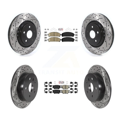 Kit de Rotor de frein à disque, fente de perçage de tampons en céramique avant et arrière, pour Toyota Camry TR 2022