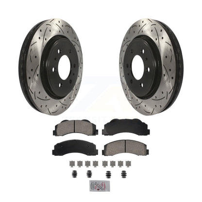 Kit de plaquettes en céramique pour Rotor de frein à fente avant, pour Ford F-150 Expedition Lincol