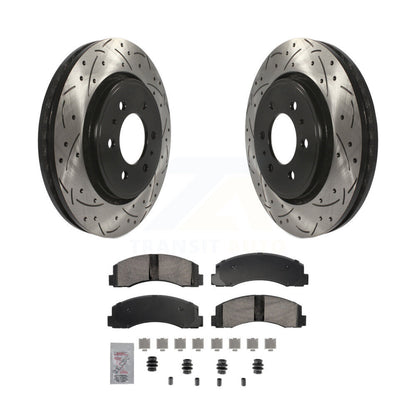 Kit de plaquettes en céramique pour Rotor de frein à fente avant, pour Ford F-150 Expedition Lincol