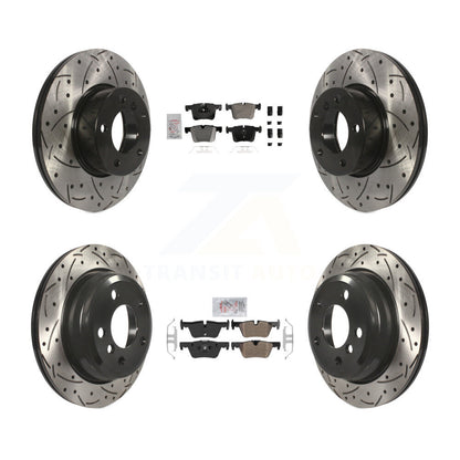 Kit de Rotor de frein à fente de forage de tampon semi-métallique avant et arrière pour BMW 320i xDrive 328