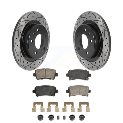 Kit de plaquettes en céramique pour Rotor de frein, fente de perçage arrière, pour Chevrolet Malibu, Mode de transfert