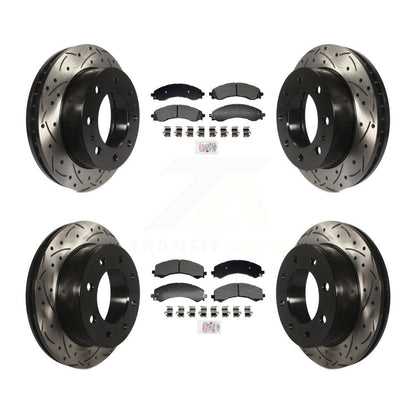 Kit de Rotor de frein à disque, fente de perçage de tampons semi-métalliques avant et arrière pour GMC Savana 250