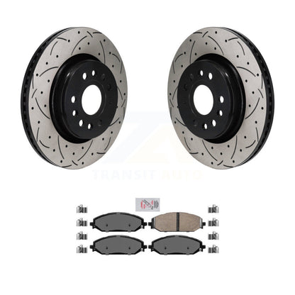 Kit de plaquettes en céramique pour Rotors de frein à fente avant, pour Ram 1500 Jeep Wagoneer Grand