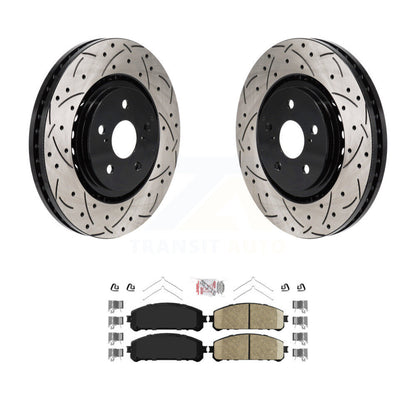Kit de plaquettes en céramique pour Rotor de frein à fente avant percée, pour Toyota Sienna RAV4 Prime bZ4