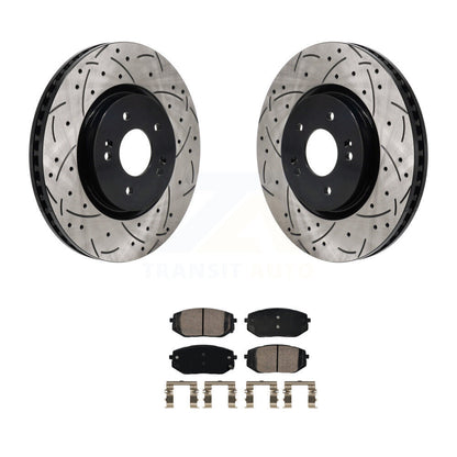 Kit de plaquettes en céramique pour Rotor de frein, fente de perçage avant, pour Hyundai Tucson Kia Sportage 5
