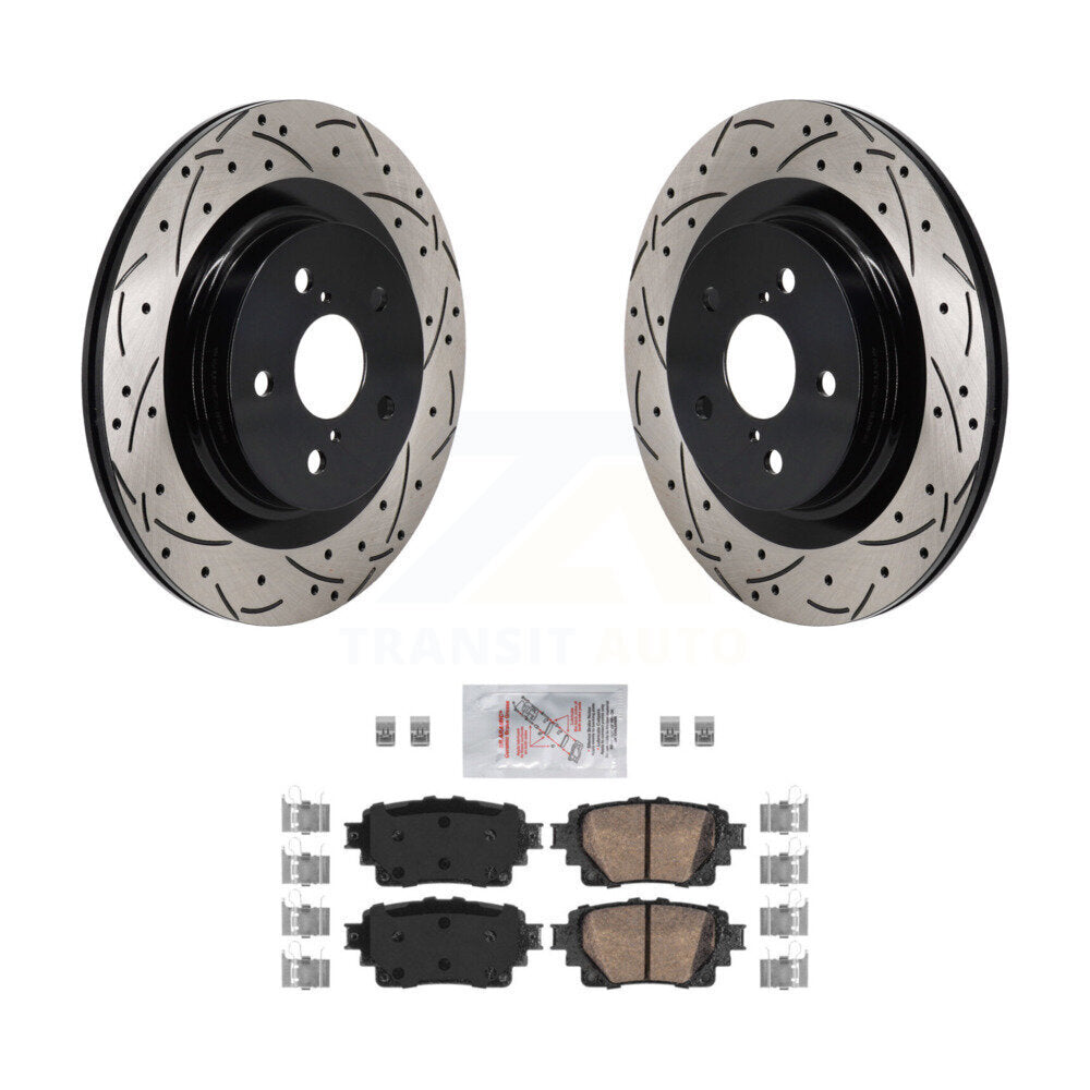 Kit de plaquettes en céramique pour Rotor de frein à fente arrière, pour Toyota Sienna RAV4 Prime Lexu