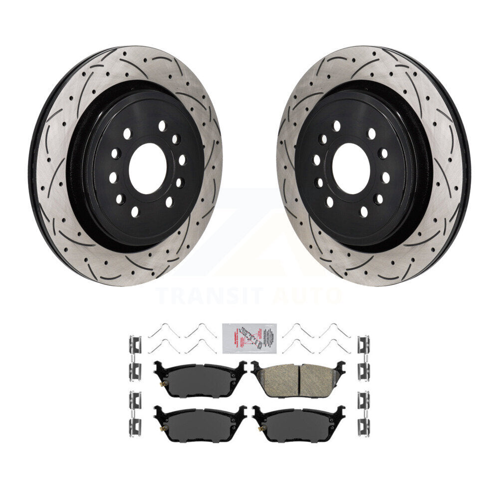 Kit de plaquettes en céramique pour Rotor de frein à fente arrière, pour Ram 1500 Jeep Wagoneer Grand