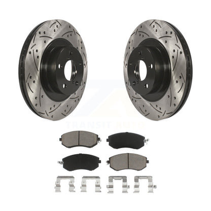 Kit de plaquettes en céramique pour Rotors de frein à fente avant, pour Subaru Forester Impreza XV BR