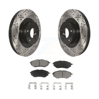 Kit de plaquettes en céramique pour Rotor de frein à fente avant percée, pour Subaru Legacy 3.0 R avec 3.0