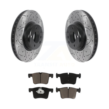 Kit de plaquettes en céramique pour Rotors de frein à disque, fente de forage à revêtement avant, pour BMW 335i xDrive G