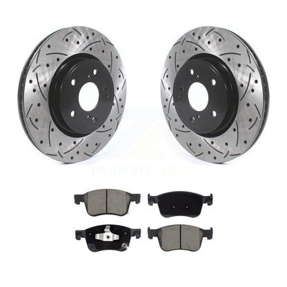 Kit de plaquettes en céramique pour Rotor de frein à disque, fente avant percée, pour Honda Civic Accord Acur