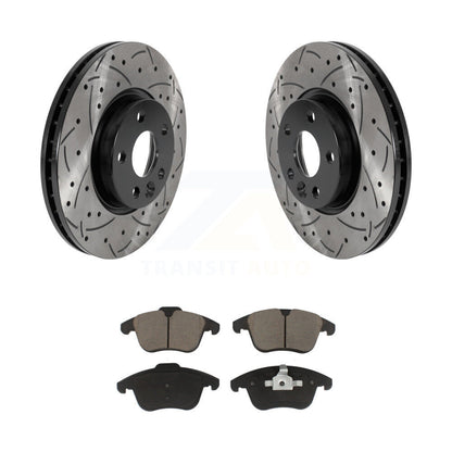 Kit de plaquettes en céramique pour Rotor de frein à fente avant percée, pour Volvo Land Rover Range Evoqu