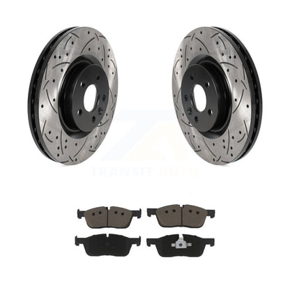 Kit de plaquettes en céramique pour Rotor de frein à disque, fente de perçage avant, pour Land Rover Discovery Spor