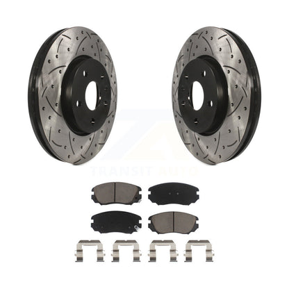 Kit de plaquettes en céramique pour Rotor de frein à fente avant percée, pour Chevrolet Equinox GMC Terrai