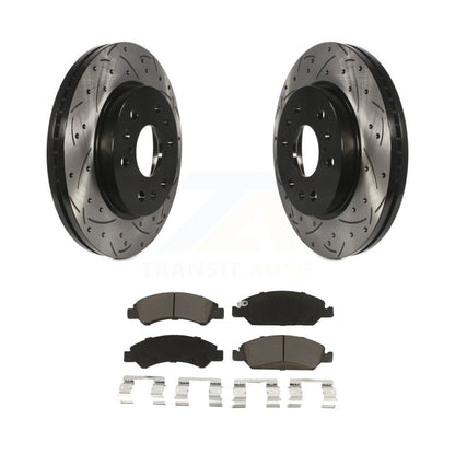Kit de plaquettes en céramique pour Rotor de frein, fente de perçage avant, pour GMC Sierra 1500 Chevrolet Taho