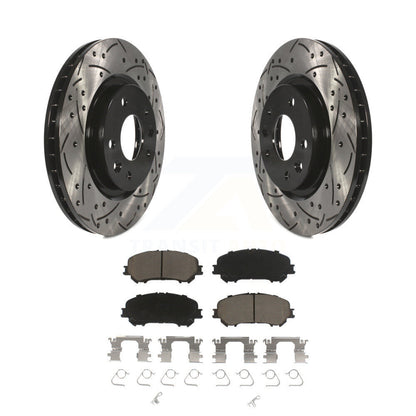 Kit de plaquettes en céramique pour Rotor de frein à disque, fente de perçage avant, pour Nissan Rogue Sport Qashqa