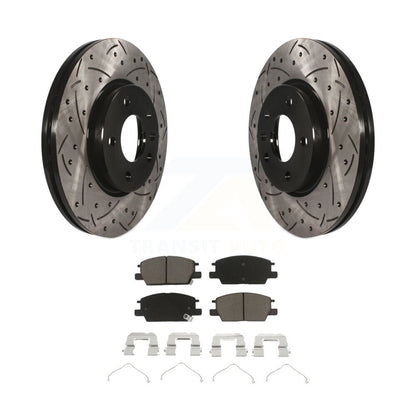Kit de plaquettes en céramique pour Rotor de frein à fente avant percée, pour Chevrolet Equinox GMC Terrai