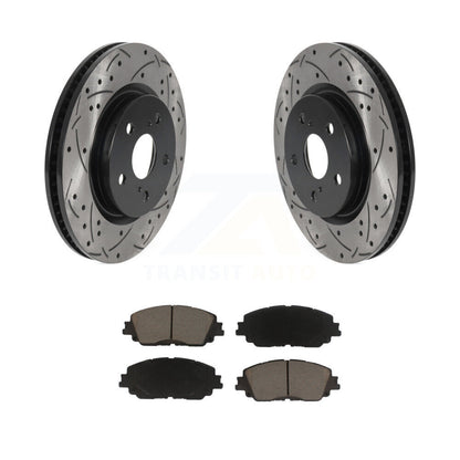 Kit de plaquettes en céramique pour Rotor de frein, fente de perçage avant, pour Toyota RAV4 Camry Corolla Cros