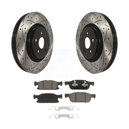 Kit de plaquettes en céramique pour Rotors de frein à fente avant, pour Ford Edge Lincoln Nautilus MK