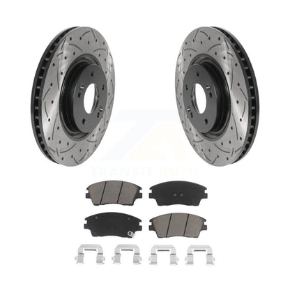 Kit de plaquettes en céramique pour Rotor de frein, fente de perçage avant, pour Kia Sportage Turbocharge 17-22