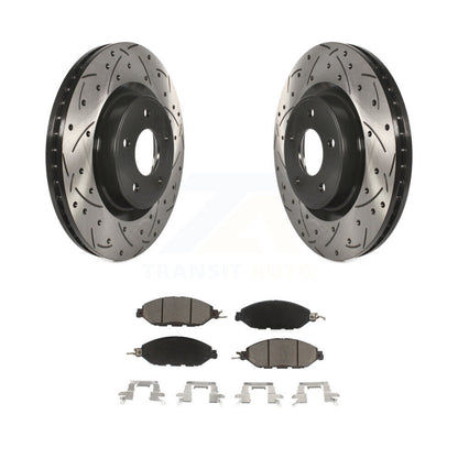 Kit de plaquettes en céramique pour Rotor de frein à fente avant percée, pour Nissan Murano Pathfinder QX6