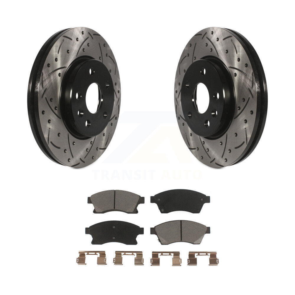 Kit de plaquettes en céramique pour Rotor de frein à fente avant percée, pour Chevrolet Cruze Sonic Limite